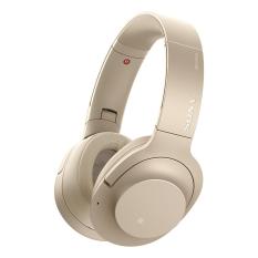 Sony WH-H900N Pale Gold h.ear on 2 Wireless Noise-Cancelling Bluetooth Headphones - warna Emas