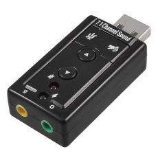 Sound Card Adapter USB 7.1 Channel External Soundcard Audio