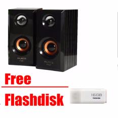 Speaker AKTIF FLECO F-017 / Speaker Mini HP dan Komputer F017 Free flashdisk 16 Gb