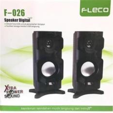 SPEAKER MINI MEGA BASS FLECO F-026 PC KOMPUTER HP TV