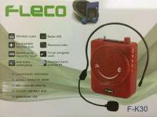 Speaker Pinggang Fleco Fk30 Waistabnd Speaker Portable Mic Untuk Panduan Mic Pinggang