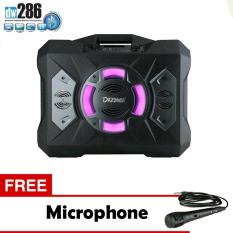 Speaker Portable Dazumba Dw 286 Superr Bass Bluetooth Karaoke + Free Microphone