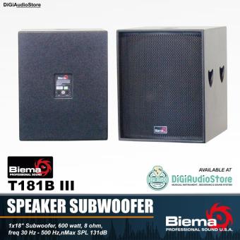 Speaker Subwoofer Pasif Sound System BIEMA T181B III 18 inch 600
