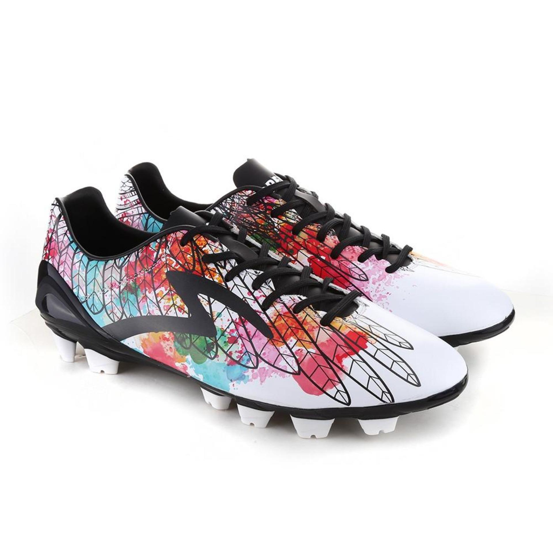 Specs Accelerator Kokokbeluk FG White Graffiti Sepatu Sepak Bola