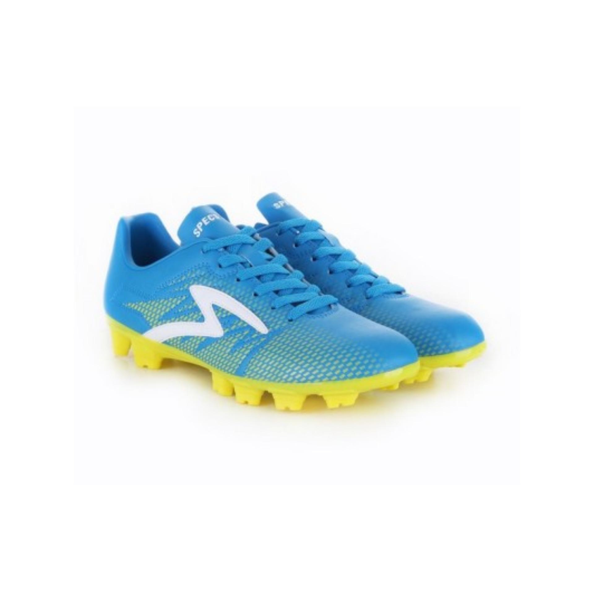 Specs Apache FG Arctic Blue Solar Slime White | Sepatu Sepak Bola