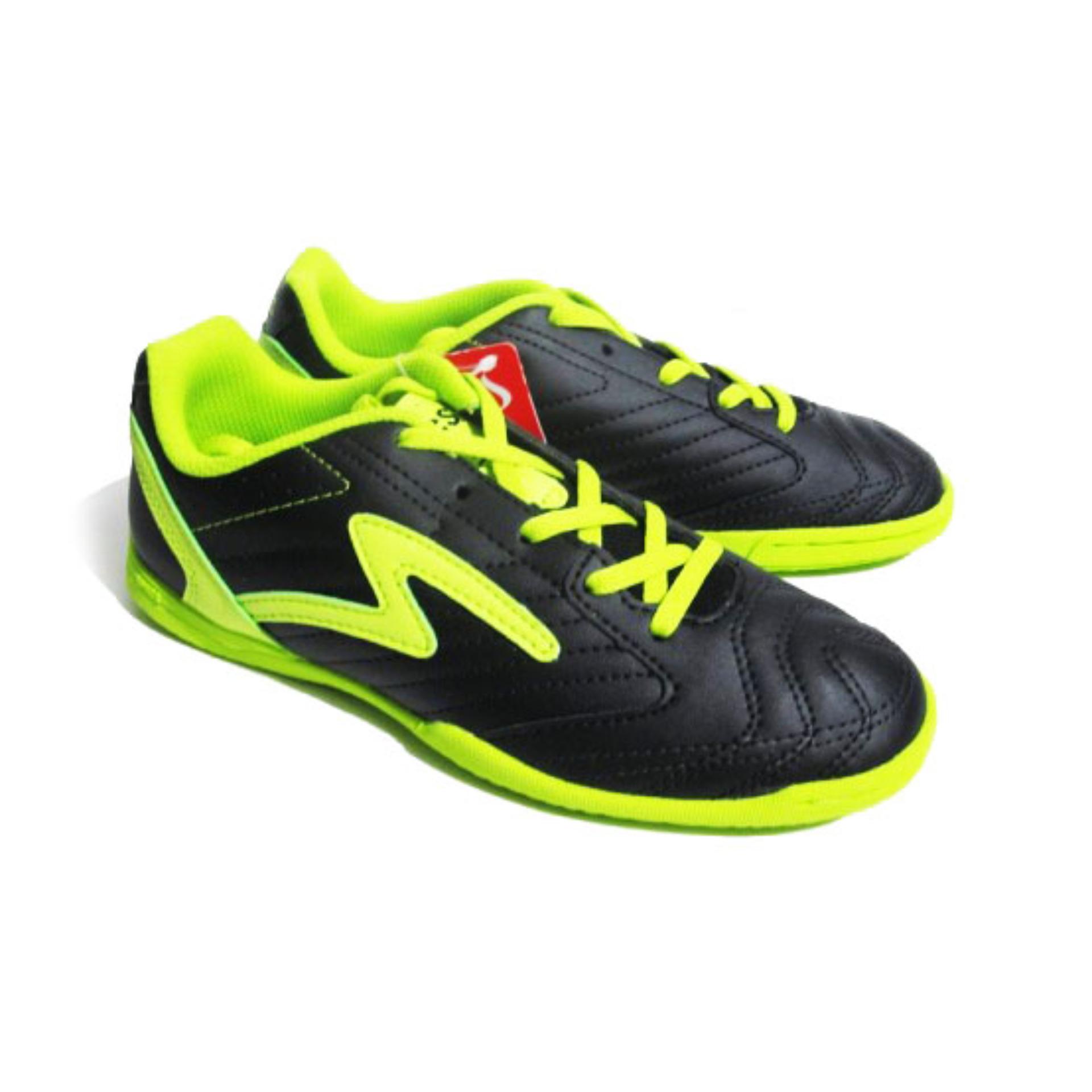 Specs Brave In Black Electricity | Sepatu Futsal
