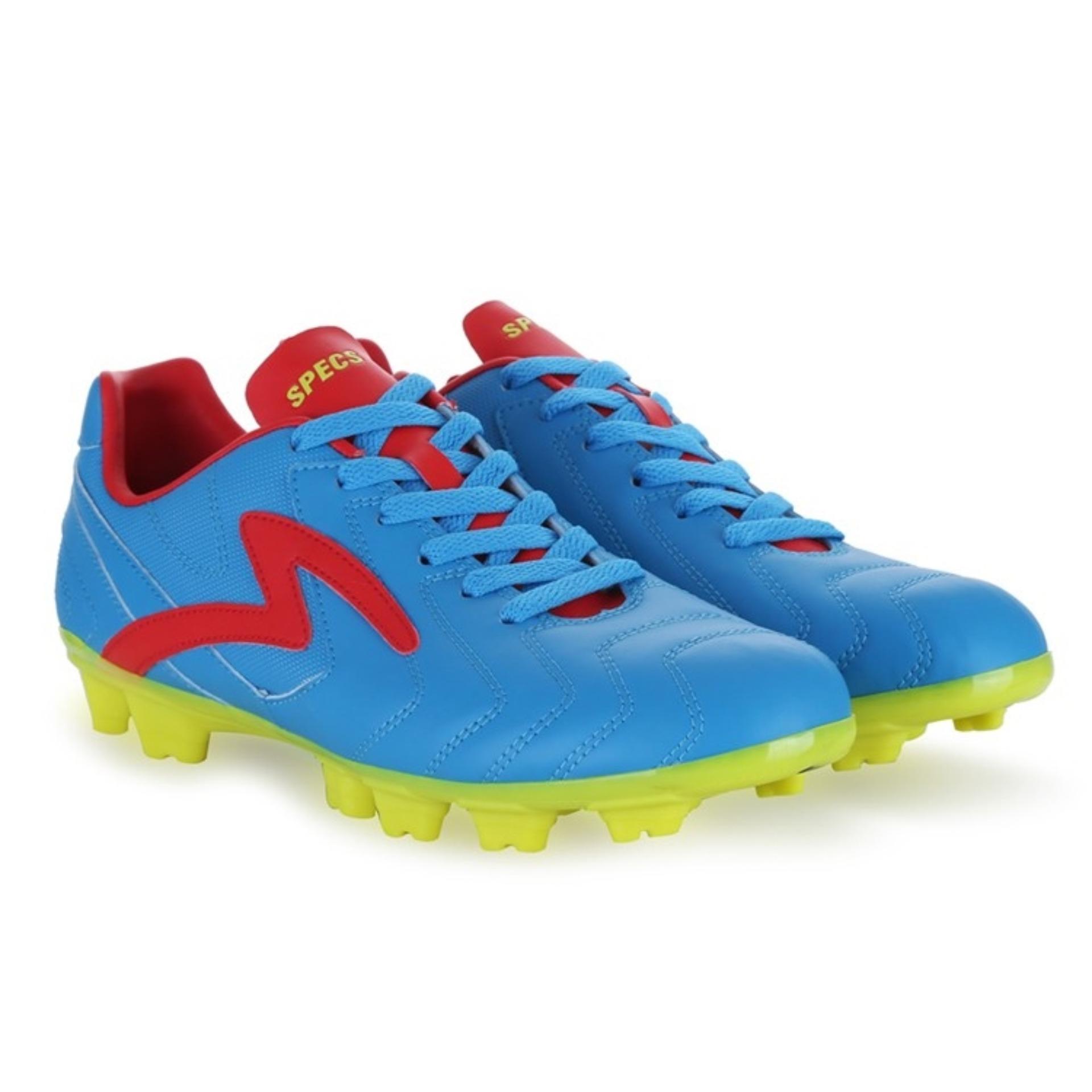 Specs Valor FG Rock Blue True Red Toxic Green | Sepatu Sepak Bola
