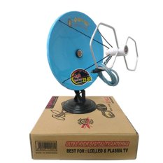 Spyro Antena TV Mini Parabola - Biru