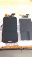 SS Layar LCD Touch Layar Digitalisasi Perakitan untuk Android Galaxy S5 I9600 SM-G900 G900R G900F-Intl