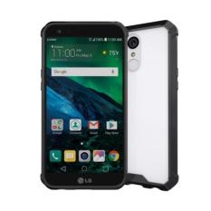 SS2520 - SHOCKPROOF TPU CLEAR CASE LG K10 2017 BLACK
