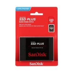 SanDisk SSD Plus 240GB SATA - SDSSDA-240G - Hitam