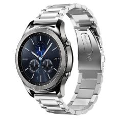 Stainless Steel Metal Replacement Smart Watch Strap Bracelet for Samsung Gear S3 Frontier / S3 Classic Smartwatch(Silver) - intl