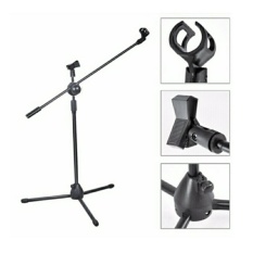 stand mic Tripod panjang Free 2 Holder mic Rd - 209 Original