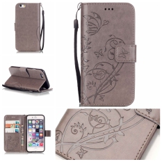 Dompet Dompet Dompet Kartu Kredit ID Pemegang Magnetic Flip Folio TPU Lembut Bumper PU Kulit Ultra Slim Fit Case Cover untuk IPhone 6/6 S-Intl