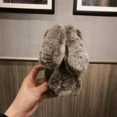 Bintang Mall Lucu Rabbit Lembut Mewah Telepon Case untuk Model iPhone iPhone 6 Plus/6 S Plus Mati- putih-Internasional