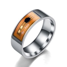 Starmall NFC Multifungsi Tahan Air Cincin Cerdas Smart Cincin Digital Hadiah Spesifikasi: 7-Intl