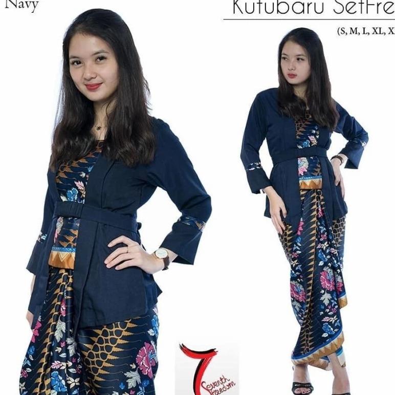 Stelan kebaya kutu baru & Rok Lilit SetFree 