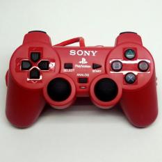 Stik OP Warna PlayStation 2 - PS2 Ori Pabrik Controller Merah