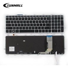 SUNMALL Laptop Keyboard Isi Ulang untuk HP ENVY 15-J 17-J 15-j000 15-j100 15t-J000 15t-j100 15z-j000 17-j000 17t-j000, HP TouchSmart 15-J 15T-J 17-J 17T-J 15-J000 17-J000 US Layout (Garansi 6 Bulan)-Intl
