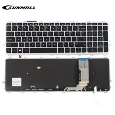 SUNMALL Laptop Keyboard Isi Ulang untuk HP ENVY 15-J 17-J 15-j000 15-j100 15t-J000 15t-j100 15z-j000 17-j000 17t-j000, HP TouchSmart 15-J 15T-J 17-J 17T-J 15-J000 17-J000 US Layout (Garansi 6 Bulan)-Intl