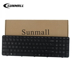 Sunmall Pengganti Keyboard dengan Bingkai untuk Paviliun HP G7-2000 G7-2100 G7-2200 G7-2300 G7Z-2000 G7Z-2100 G7Z-2200 G7Z-2300 G7Z-2400 (CTO) r39 Serise Hitam Tata Letak US (Garansi 6 Bulan)-Intl
