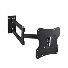 Sunydeal Articulating Swivel Tilt Monitor TV Wall Mount Corner Bracket for 14 17 19 22 24 27 28 29 32 39 40 42 inch Screen LCD LED Plasma 4K Flat Panel Screen, VESA up to 200x200mm, 66 lbs Capacity - intl