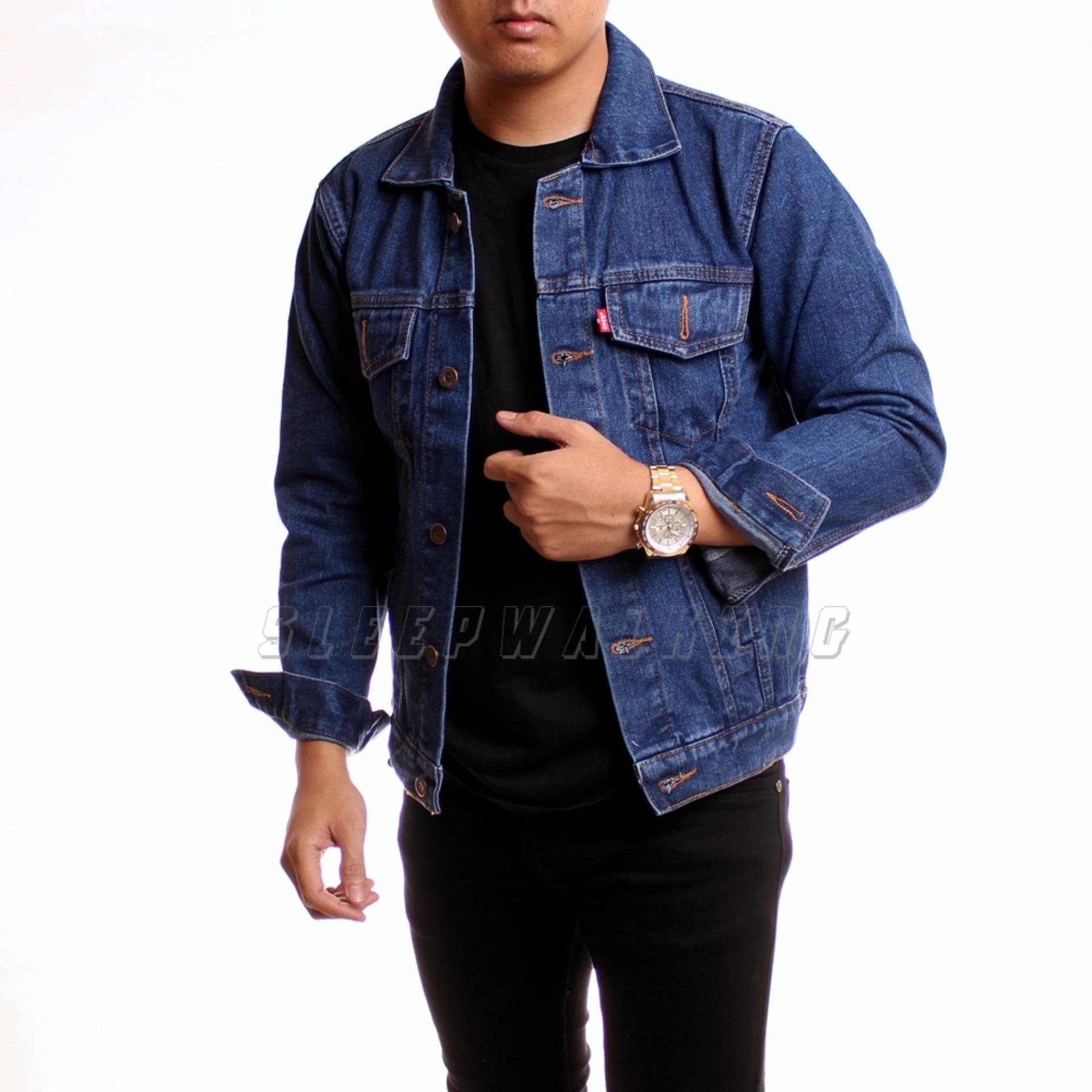 SW JAKET JEANS PRIA BIOWASH