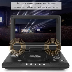 Sweatbuy Portable HD 9.8'' LCD Screen DVD Player Game TV Player FM Radio Receiver with US Plug - intl