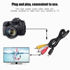 Sweatbuy Video Audio AV Kabel Mini USB untuk 3 RCA untuk Kamera Canon IXUS 990 ADALAH 980 IS 970 IS 870 ADALAH 200-Intl