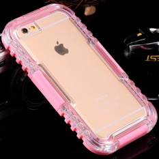 Renang Tahan Air Tertutup Tahan Lama Case untuk Apple IPhone 6/6 S Plus 5.5 Inch Tahan Guncangan Ponsel Case (iPhone 6/6 S Plus Pink) -Intl