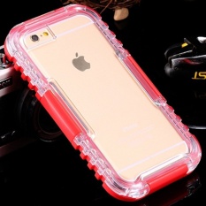 Renang Tahan Air Tertutup Tahan Lama Case untuk Apple IPhone 6/6 S Plus 5.5 Inch Tahan Guncangan Ponsel Case (iPhone 6/6 S Plus Merah) -Intl