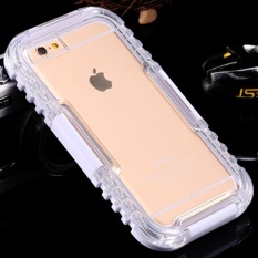 Renang Tahan Air Tertutup Tahan Lama Case untuk Apple IPhone 6/6 S Plus 5.5 Inch Tahan Guncangan Ponsel Case (iPhone 6/6 S PLUS Putih) -Intl