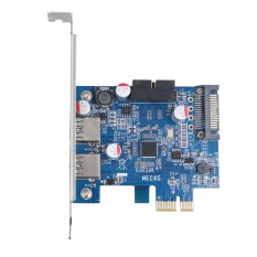 Sworld 2 USB3.0 Port 5 Gbps PCI-E PCI Express Card dengan 15pin SATA Power Konektor-Internasional