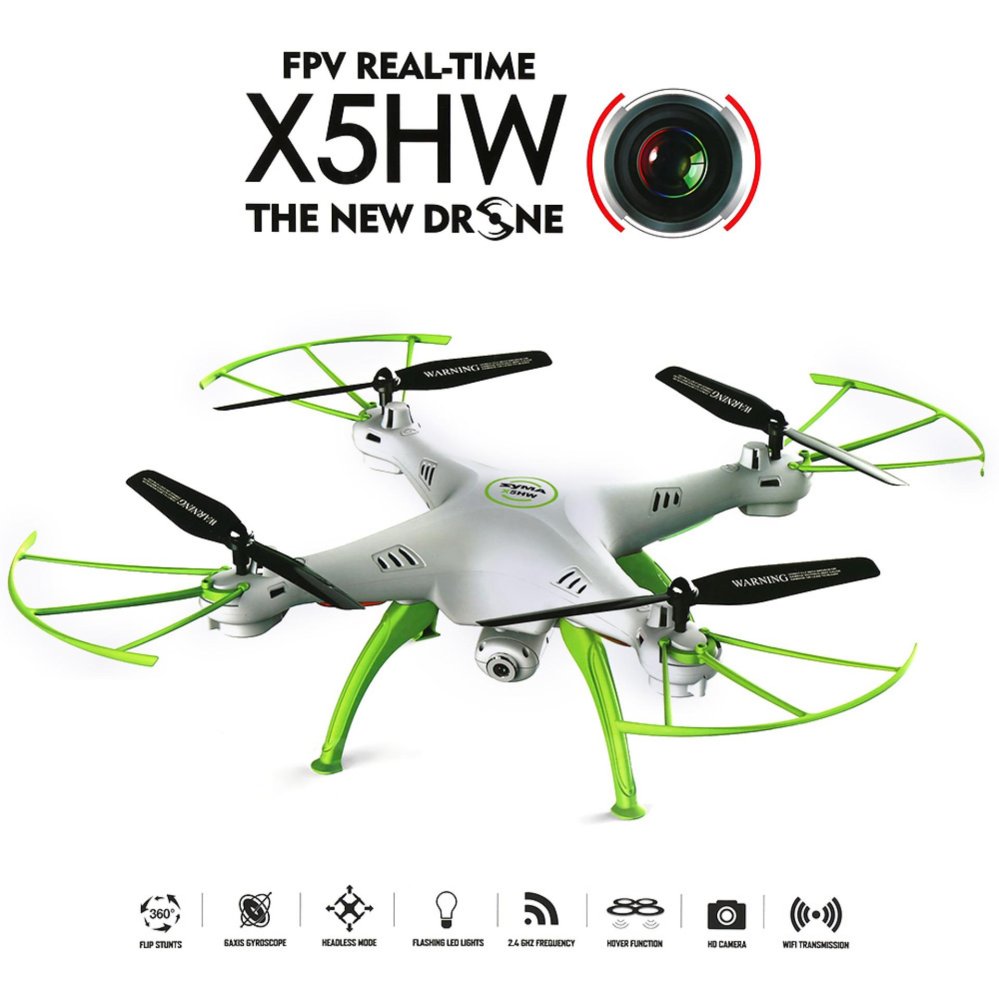 Syma X5HW-I Wifi FPV Drone with HD Camera Live Video Altitude Hold Function 2.4Ghz 4CH RC Quadcopter Syma X5HW-I Wifi FPV Drone with HD Camera Live Video Altitude Hold Function 2.4Ghz 4CH RC Quadcopter