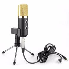 Taffware Microphone USB Konektor dengan Mini Tripod - MK-F100TL - Black