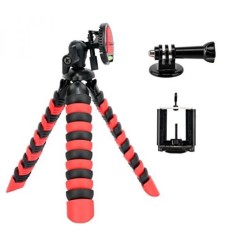 Tairoad 3 in 1 Flexible Mini Tripod for DSLR /Action Cam /Smartphone Bendable Tripod Selfie Monopod - intl