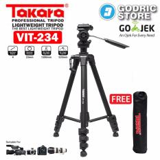 Takara VIT-234 Video LightWeight Tripod Camera DSLR VIT 234 With Bag