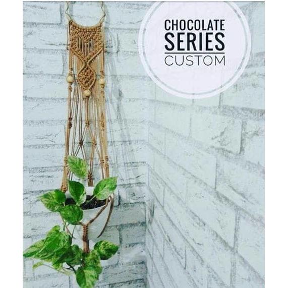 tali pot dinding ring rotan