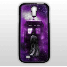 Tardis Tenth Doctor Dr Who in Space Purple for Iphone and Samsung Galaxy Case (Samsung Galaxy S4 black) - intl