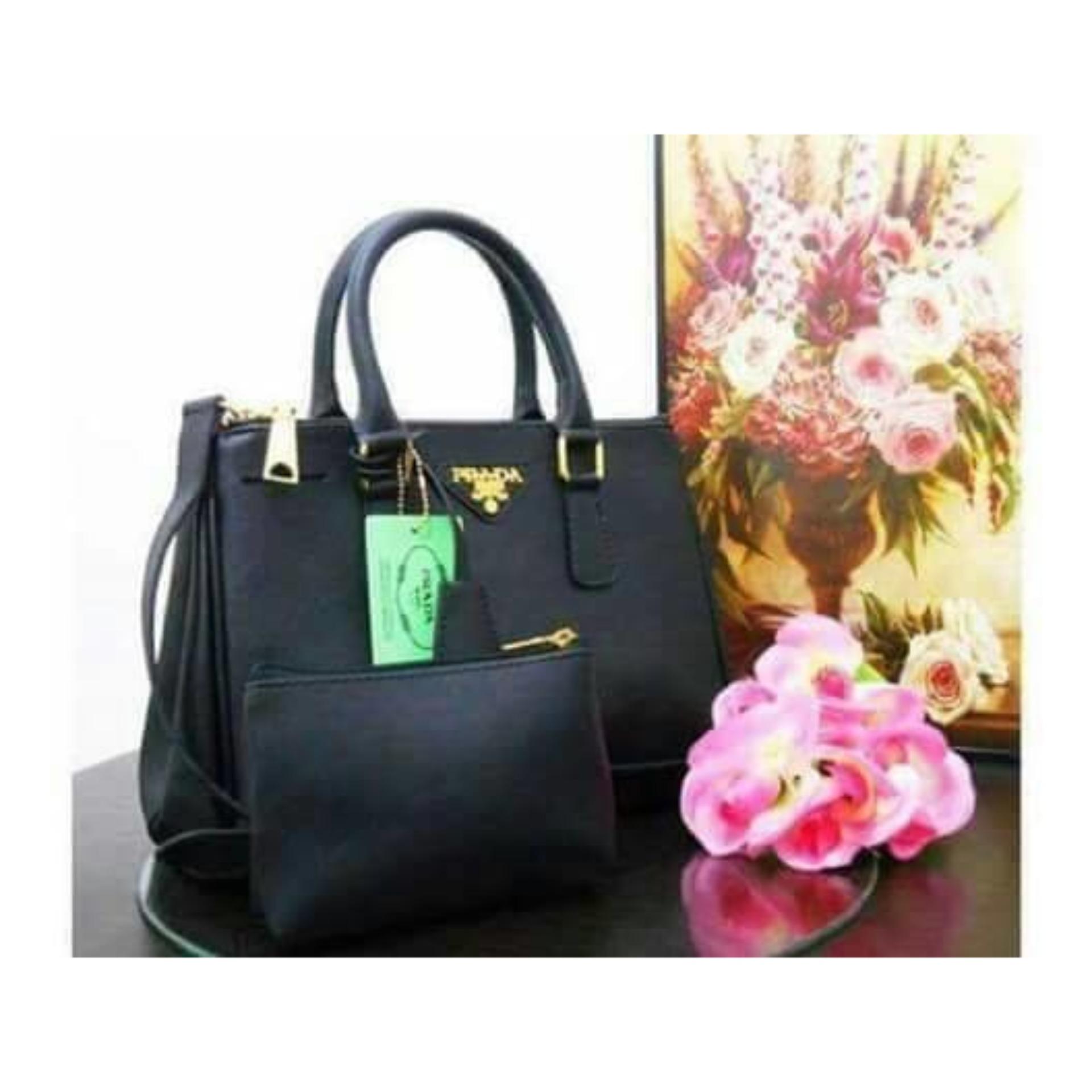 TAS PRhADA SAFIANO IMPORT TERMURAH GROSIR TAS IMPORTIR TAS