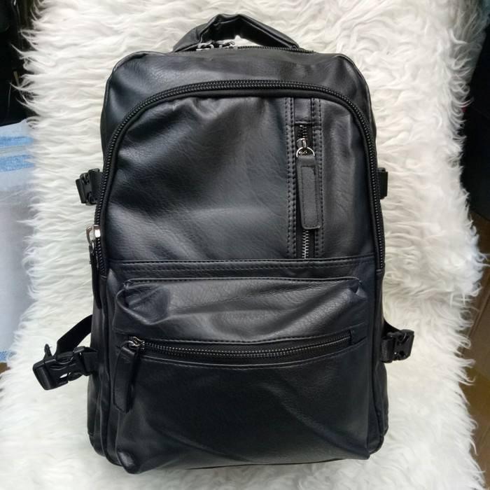 TAS RANSEL KULIT IMPORT PRIA FASHION TS-04LN BRANDED JAMAN NOW
