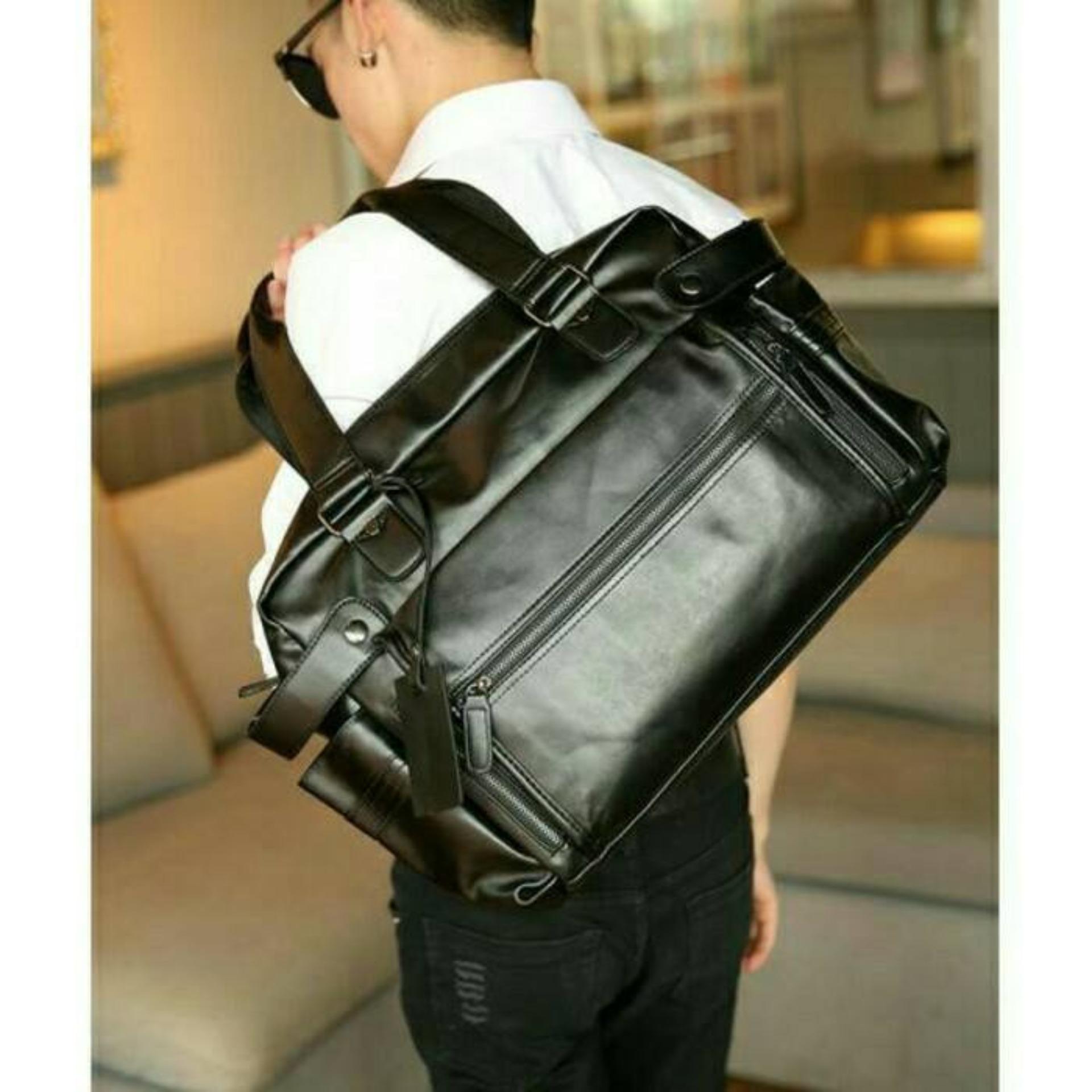 TAS SELEMPANG FASHION PRIA S-649RD KULIT TERBARU MASA KINI