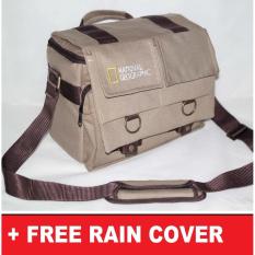 Tas Selempang Kamera National Geographic Natgeo Krem Khaki
