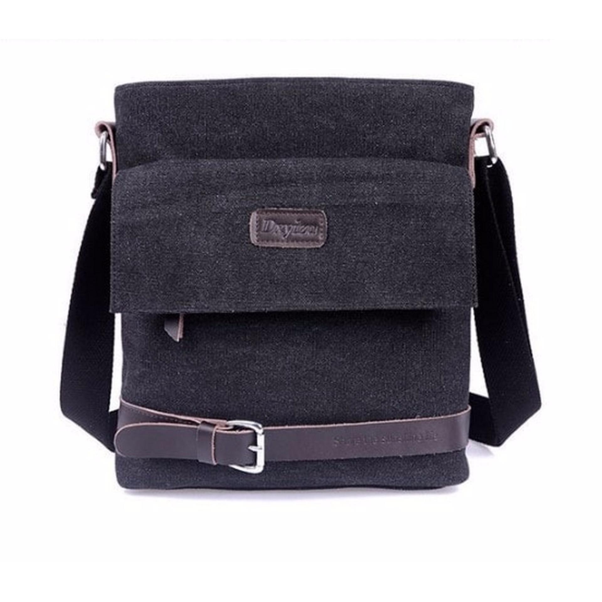 TOKO49 - Tas Selempang Kanvas Pria Wanita / Sling Bag / Tas Selempang