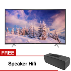 TCL 48 inch LED Full HD Smart Curved TV - Hitam (Model L48P1CFS) free Speaker Hifi