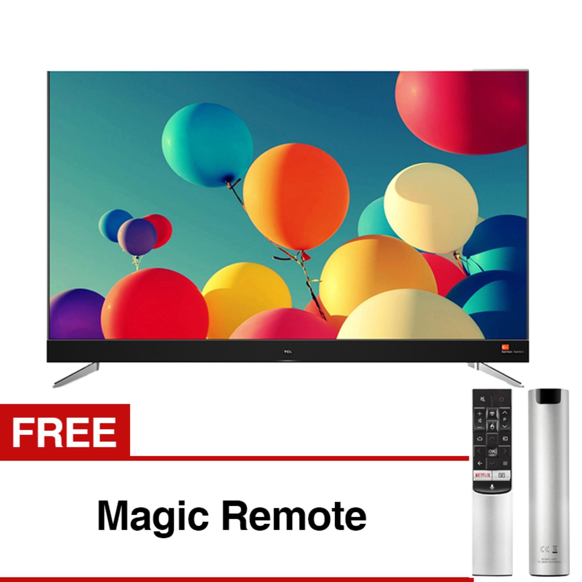 TCL 55 inch 4K ANDROID TV HARMAN KARDON SPEAKER(Model : 55C2UD) Free Magic Remote