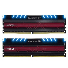 Team Delta DDR4 16GB (8GB X 2 ) PC 2400 - Biru