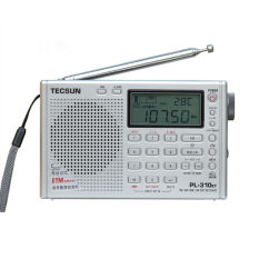 TECSUN PL-310ET Full Band Radio Demodulator Digital FM/AM/SW/LW Stereo Radio (Silver)