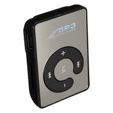 Teiton MP3 Player TF Card Mini with Small Clip Ringan Kecil Jogging Sport - Hitam