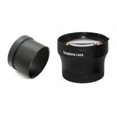 Lensa Telefoto + Adaptor Tabung Bundle untuk Kodak Z612, Kodak Z712, Kodak Z812 Adalah Z1012, kodak Z8612 Adalah-Intl